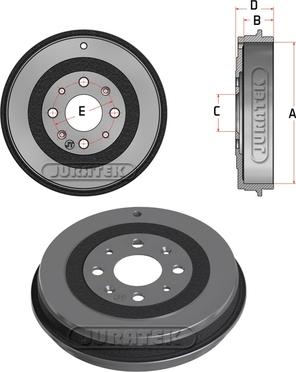 Juratek JDR027 - Спирачен барабан vvparts.bg