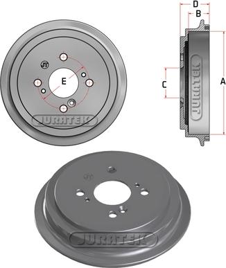 Juratek JDR101 - Спирачен барабан vvparts.bg