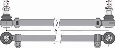 Juratek JSS1503A - Напречна кормилна щанга vvparts.bg