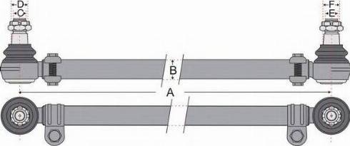 Juratek JSS1503 - Напречна кормилна щанга vvparts.bg