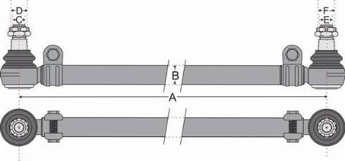 Juratek JSS1253A - Напречна кормилна щанга vvparts.bg