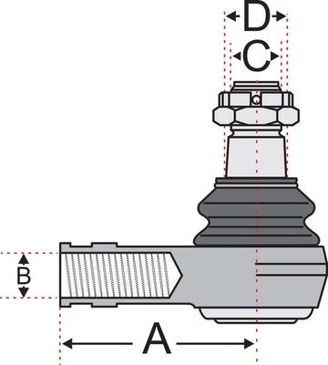 Juratek JSS2605A - Накрайник на напречна кормилна щанга vvparts.bg