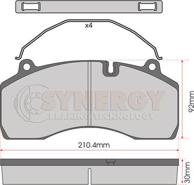 Valeo 541732 - Комплект спирачно феродо, дискови спирачки vvparts.bg