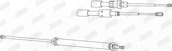 Jurid 433030J - Жило, ръчна спирачка vvparts.bg