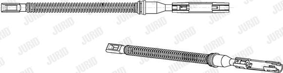 Jurid 432935J - Жило, ръчна спирачка vvparts.bg