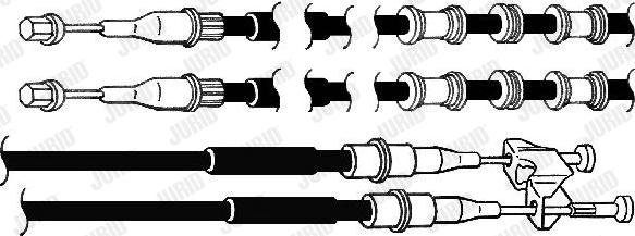 Jurid 432936J - Жило, ръчна спирачка vvparts.bg