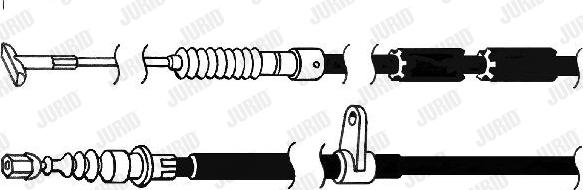 Jurid 432894J - Жило, ръчна спирачка vvparts.bg