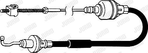 Jurid 422086J - Въжен механизъм, задействане на съединителя vvparts.bg