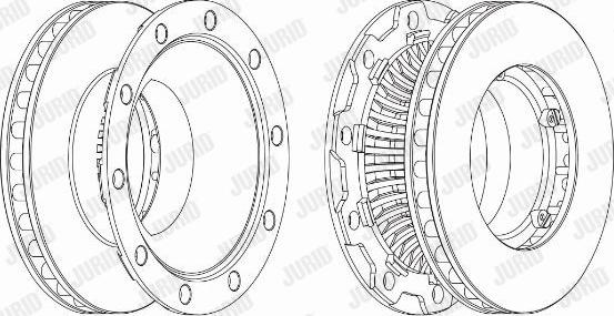 Jurid 569146J - Спирачен диск vvparts.bg