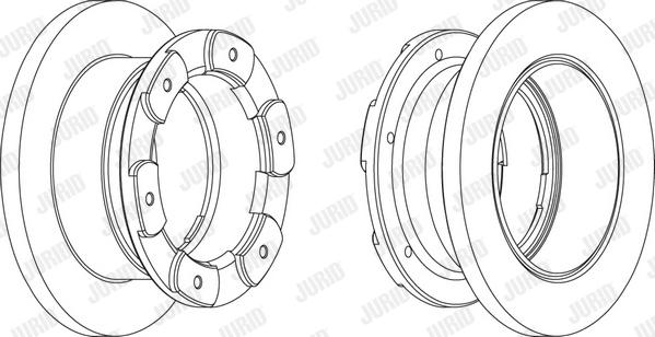 Jurid 569159JC-1 - Спирачен диск vvparts.bg