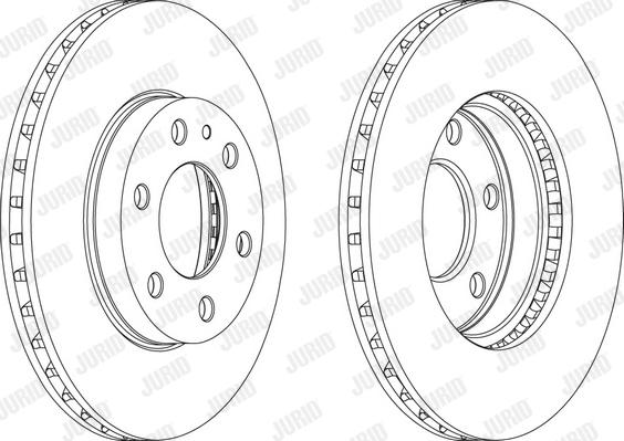 Jurid 569165JC-1 - Спирачен диск vvparts.bg