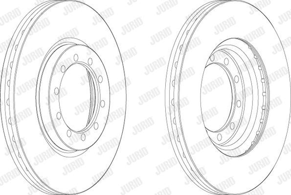 Jurid 569102J - Спирачен диск vvparts.bg