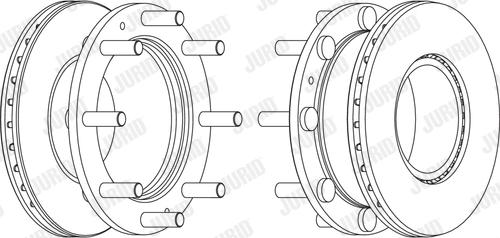 Jurid 569264J - Спирачен диск vvparts.bg