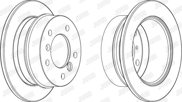 Jurid 569120J - Спирачен диск vvparts.bg