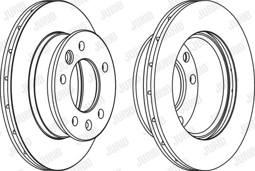 Jurid 569122JC-1 - Спирачен диск vvparts.bg