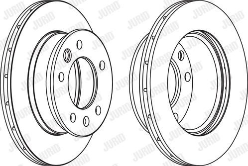 Jurid 569122J - Спирачен диск vvparts.bg