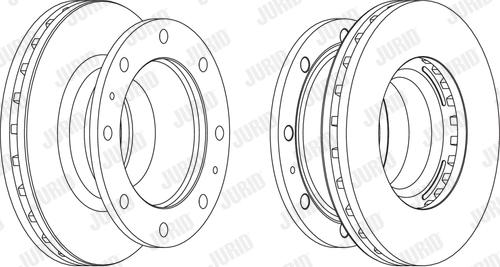 Jurid 569171J - Спирачен диск vvparts.bg