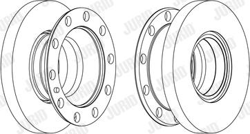 Jurid 569259J - Спирачен диск vvparts.bg