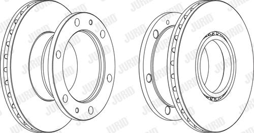 Jurid 569266J - Спирачен диск vvparts.bg