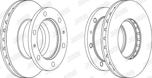 Jurid 569268J - Спирачен диск vvparts.bg