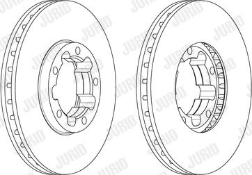 Jurid 569231J - Спирачен диск vvparts.bg