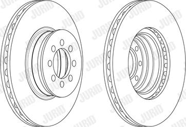 Jurid 569232J - Спирачен диск vvparts.bg