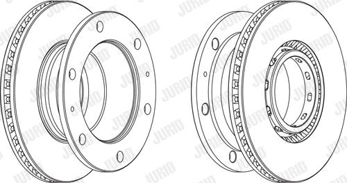 Jurid 569270J - Спирачен диск vvparts.bg