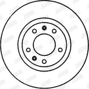 Jurid 561992J - Спирачен диск vvparts.bg