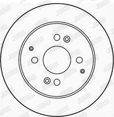 Jurid 561952J-1 - Спирачен диск vvparts.bg