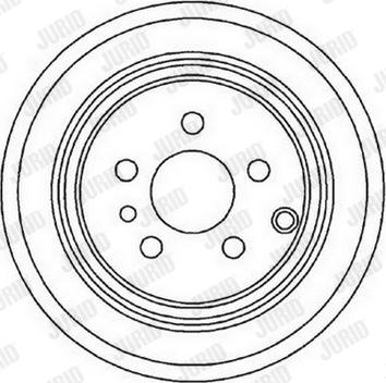 Jurid 561964J - Спирачен диск vvparts.bg