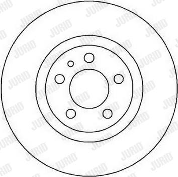 Jurid 561966J-1 - Спирачен диск vvparts.bg