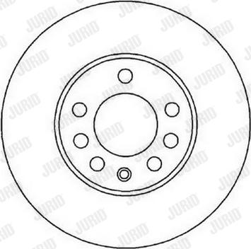 Jurid 561960J - Спирачен диск vvparts.bg