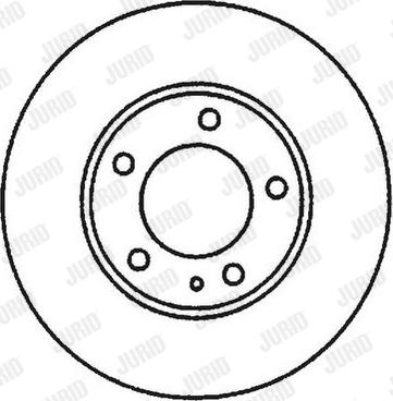 Jurid 561967BC - Спирачен диск vvparts.bg