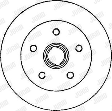 Jurid 561982JC - Спирачен диск vvparts.bg