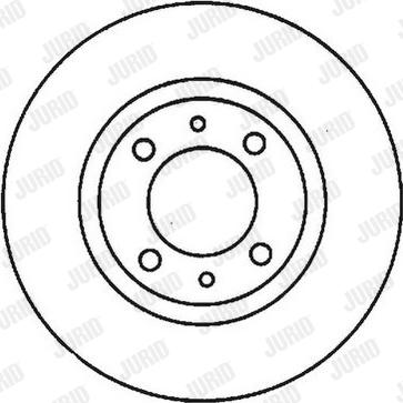 Jurid 561923J - Спирачен диск vvparts.bg