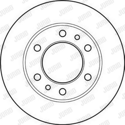 Jurid 561444J - Спирачен диск vvparts.bg