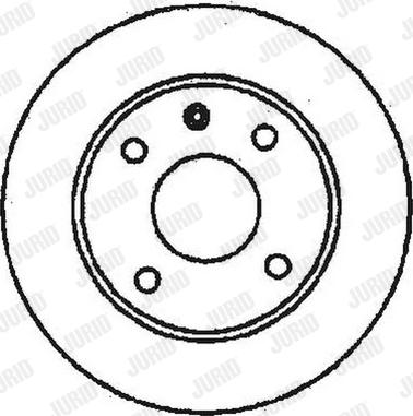 Jurid 561491J-1 - Спирачен диск vvparts.bg