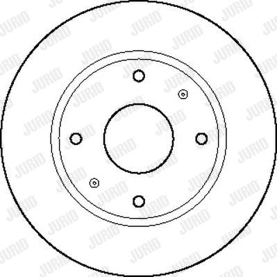 Jurid 561457J - Спирачен диск vvparts.bg