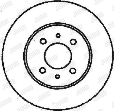 Jurid 561469J - Спирачен диск vvparts.bg