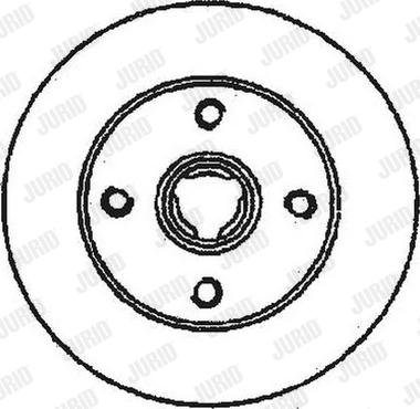 Jurid 561460J-1 - Спирачен диск vvparts.bg