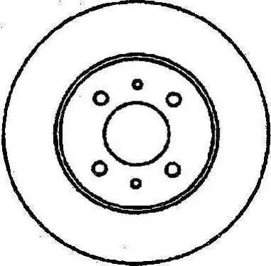 RIDER RD.3325.DF2686 - Спирачен диск vvparts.bg