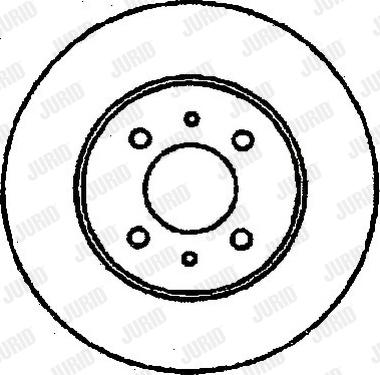 Jurid 561468J - Спирачен диск vvparts.bg