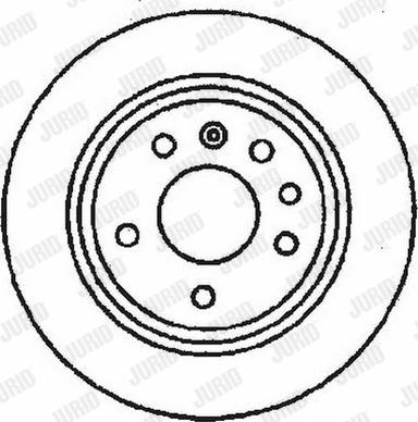 Jurid 561408J - Спирачен диск vvparts.bg