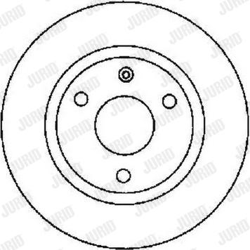 Jurid 561481J - Спирачен диск vvparts.bg