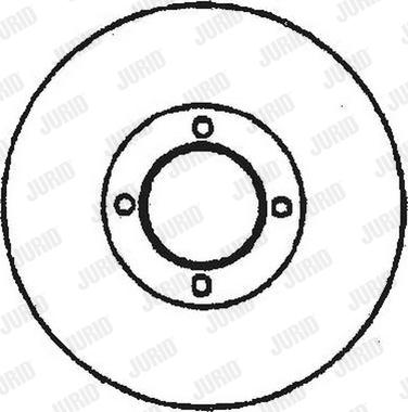 Jurid 561435J - Спирачен диск vvparts.bg