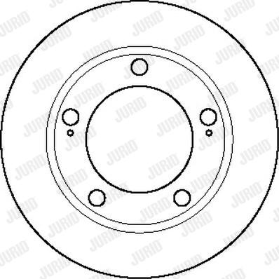 Jurid 561424J - Спирачен диск vvparts.bg