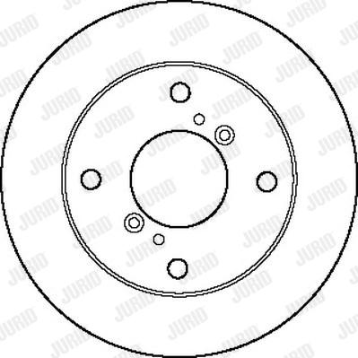 Jurid 561426J - Спирачен диск vvparts.bg