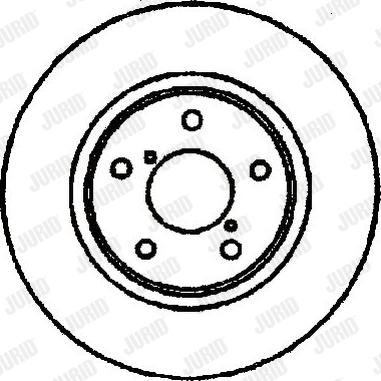 Jurid 561421J - Спирачен диск vvparts.bg