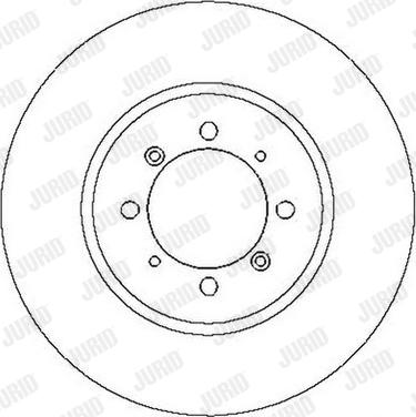 Jurid 561474J - Спирачен диск vvparts.bg