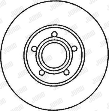 Jurid 562052J - Спирачен диск vvparts.bg